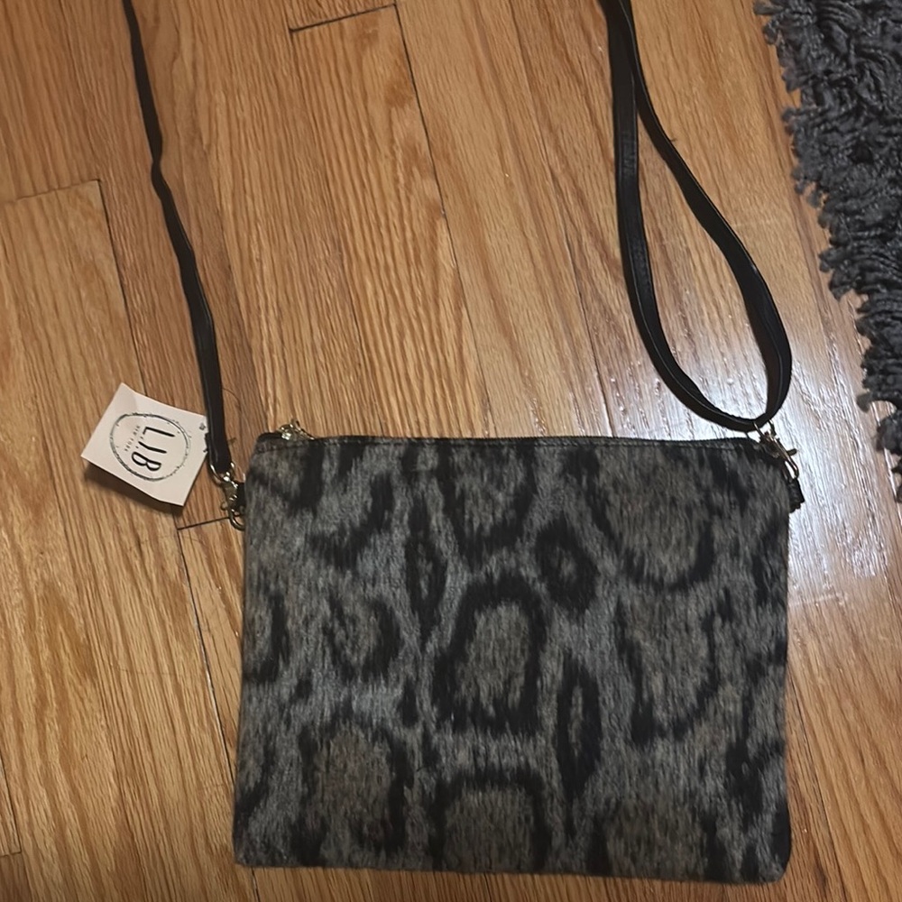 Leopard Print Crossbody Bag